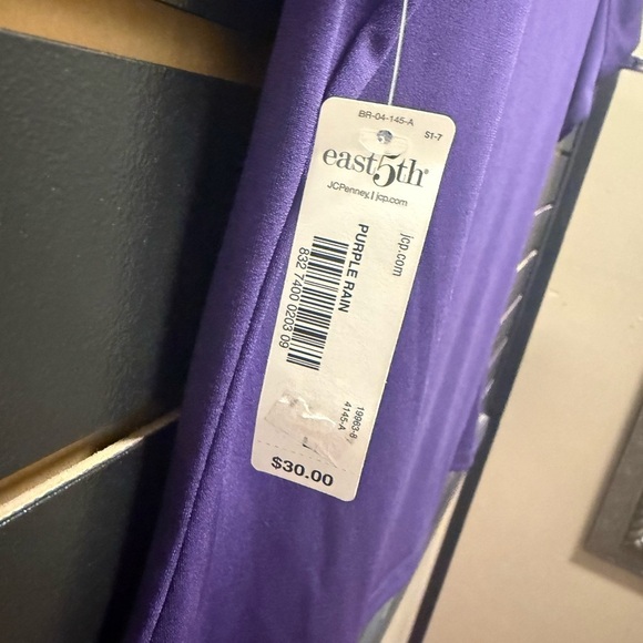 NWT east 5th purple blouse size large - Picture 3 of 3